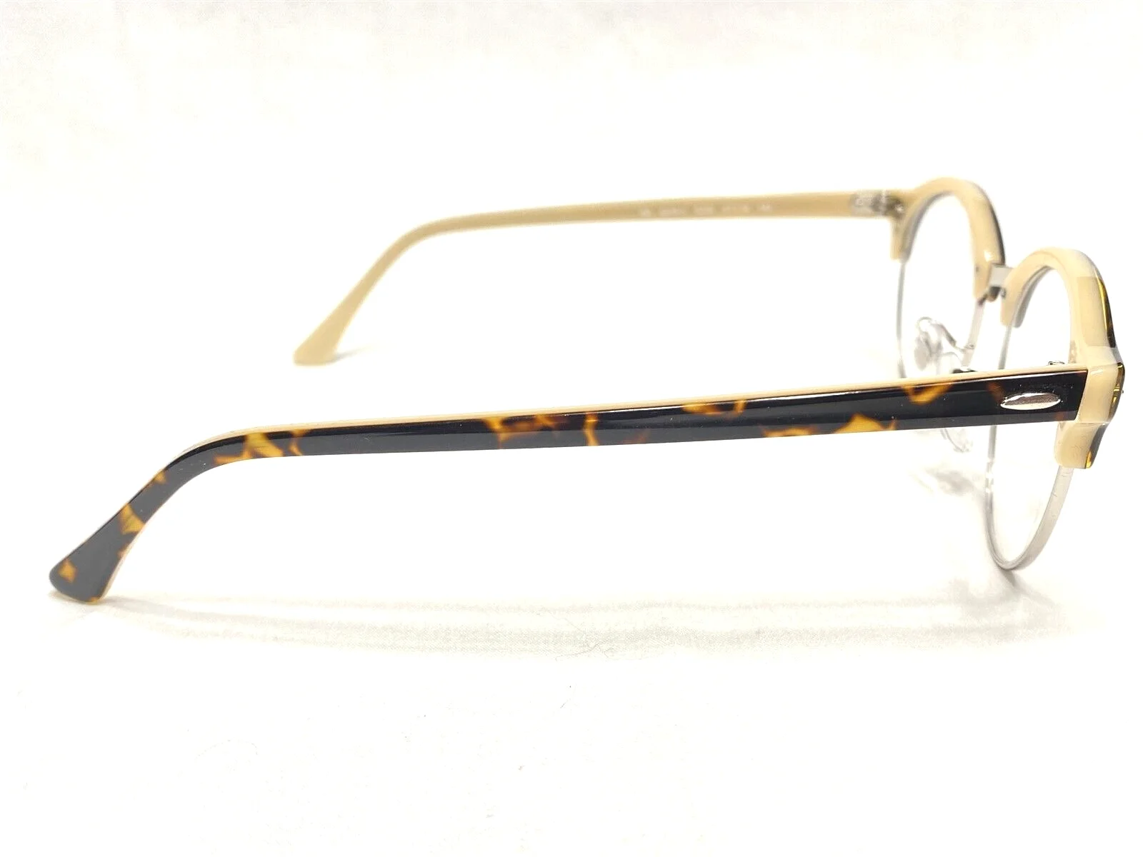 NEW Ray Ban RB4246V 5239 Tortoise/Gunmetal Clubround Eyeglasses Frames 47/19~140 3