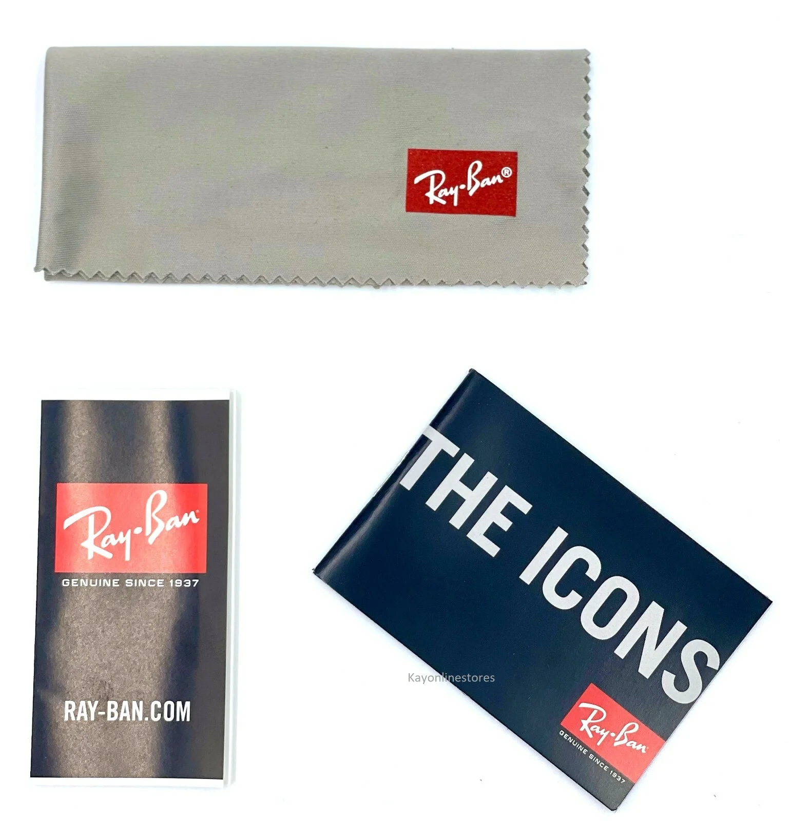 NEW Ray Ban RB5121 2000 Wayfarer Unisex Black Square Eyeglasses Frames 50/22~150 2