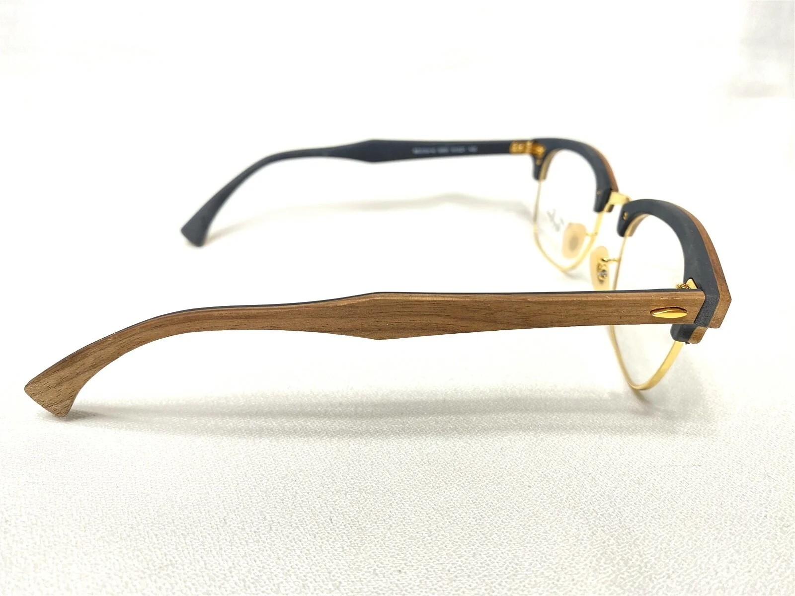 NEW Ray Ban RB5154-M 5560 Clubmaster Maple Wood Eyeglasses Frames 51/21~145 3