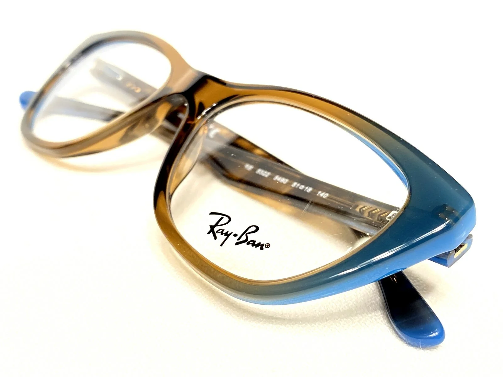 NEW Ray Ban RB5322 5490 Womens Blue Brown Gradient Cats Eyeglasses Frames 51/18