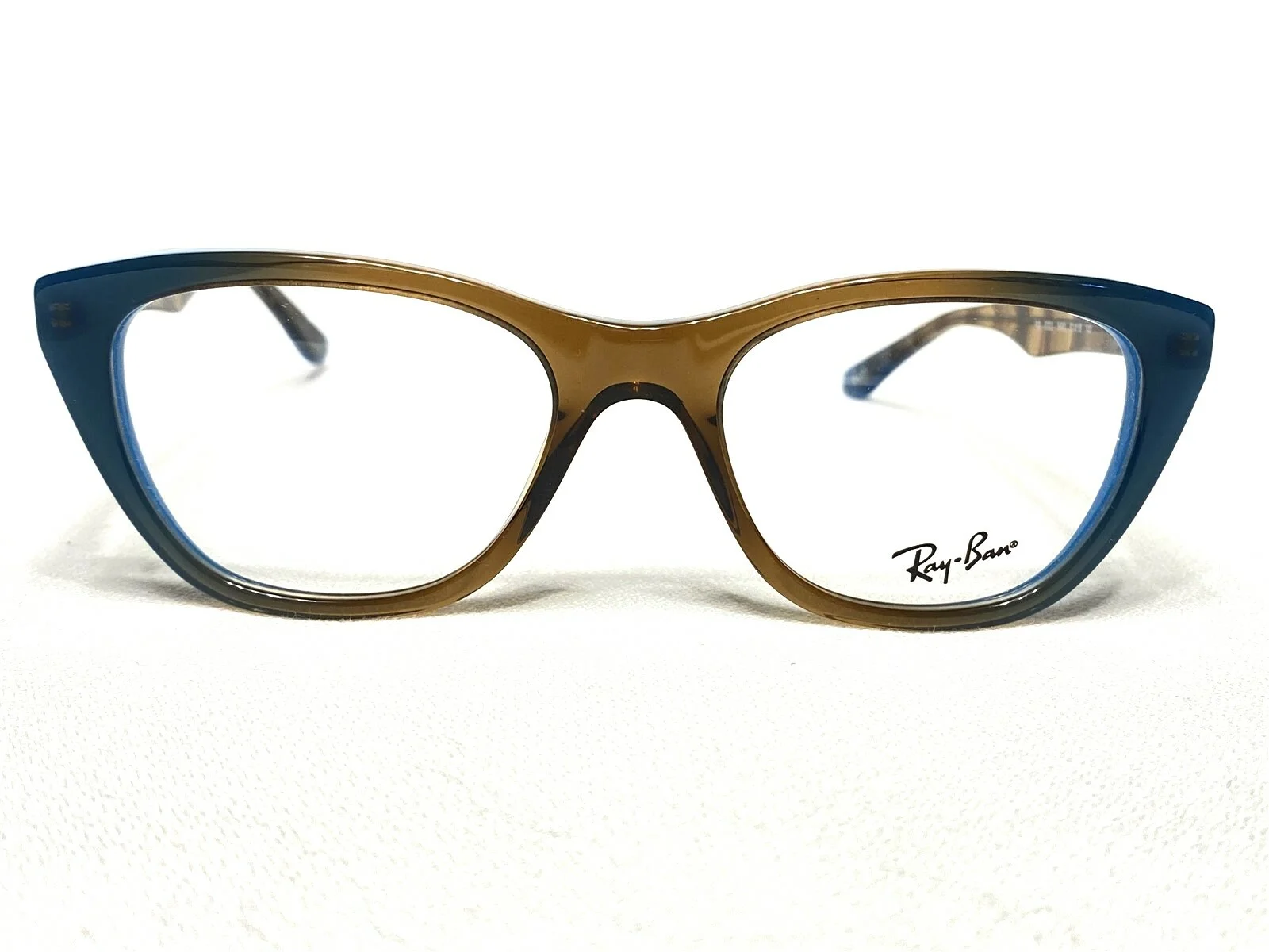 NEW Ray Ban RB5322 5490 Womens Blue Brown Gradient Cats Eyeglasses Frames 51/18 2
