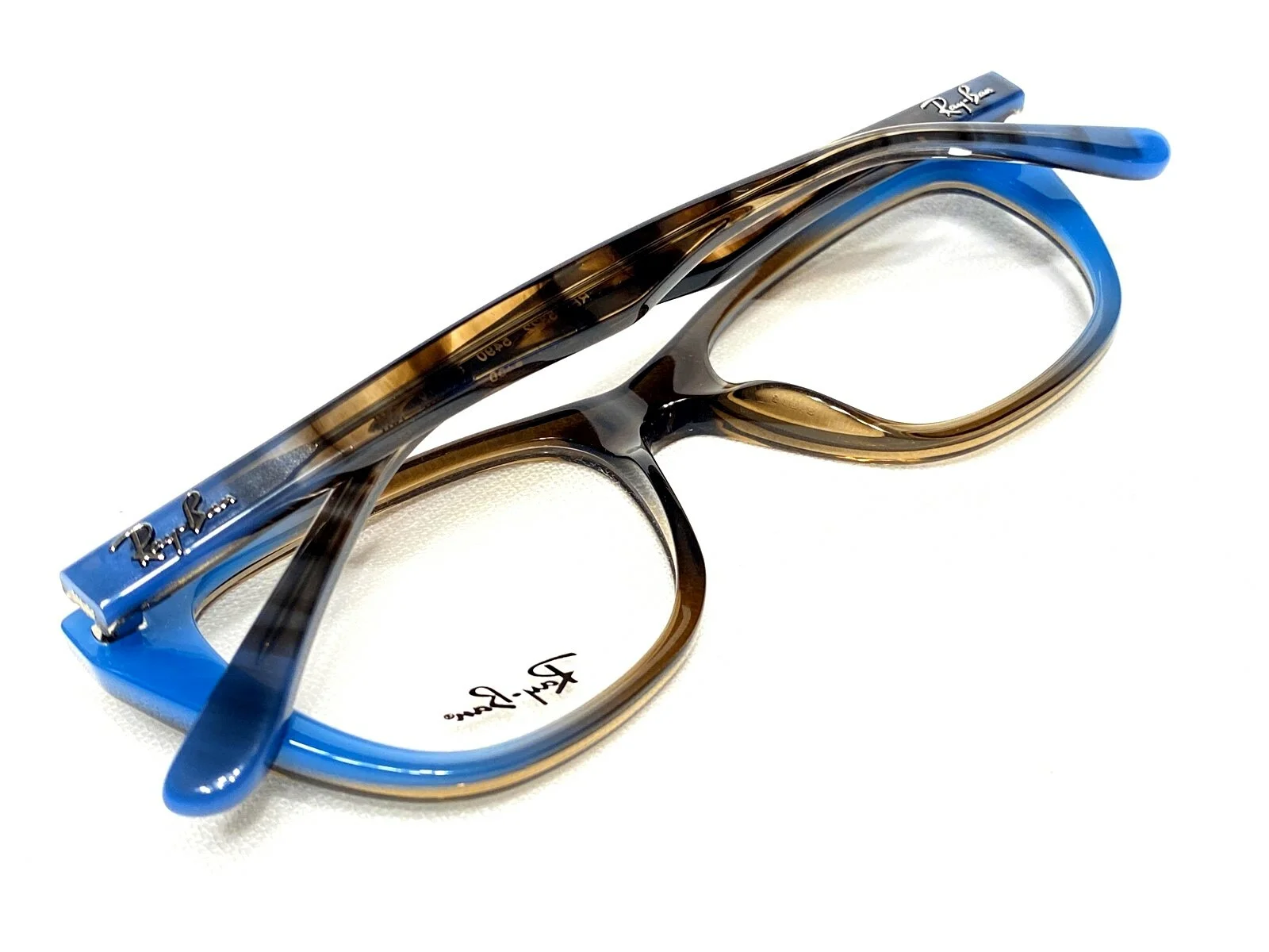 NEW Ray Ban RB5322 5490 Womens Blue Brown Gradient Cats Eyeglasses Frames 51/18 4