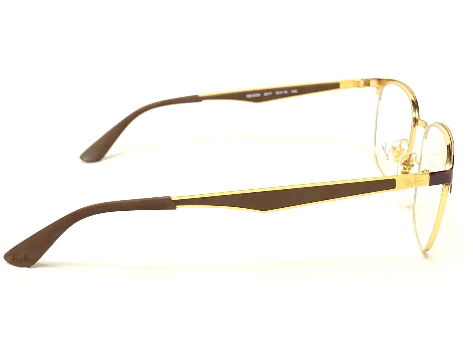 NEW Ray Ban RB6356 2917 Mens Tortoise & Gold Modern Eyeglasses Frames 52/18~145 3