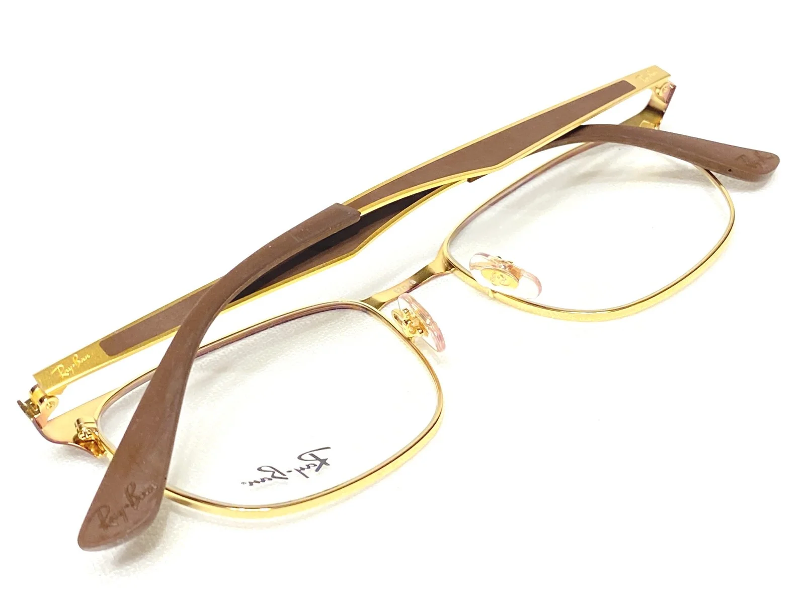 NEW Ray Ban RB6356 2917 Mens Tortoise & Gold Modern Eyeglasses Frames 52/18~145 4
