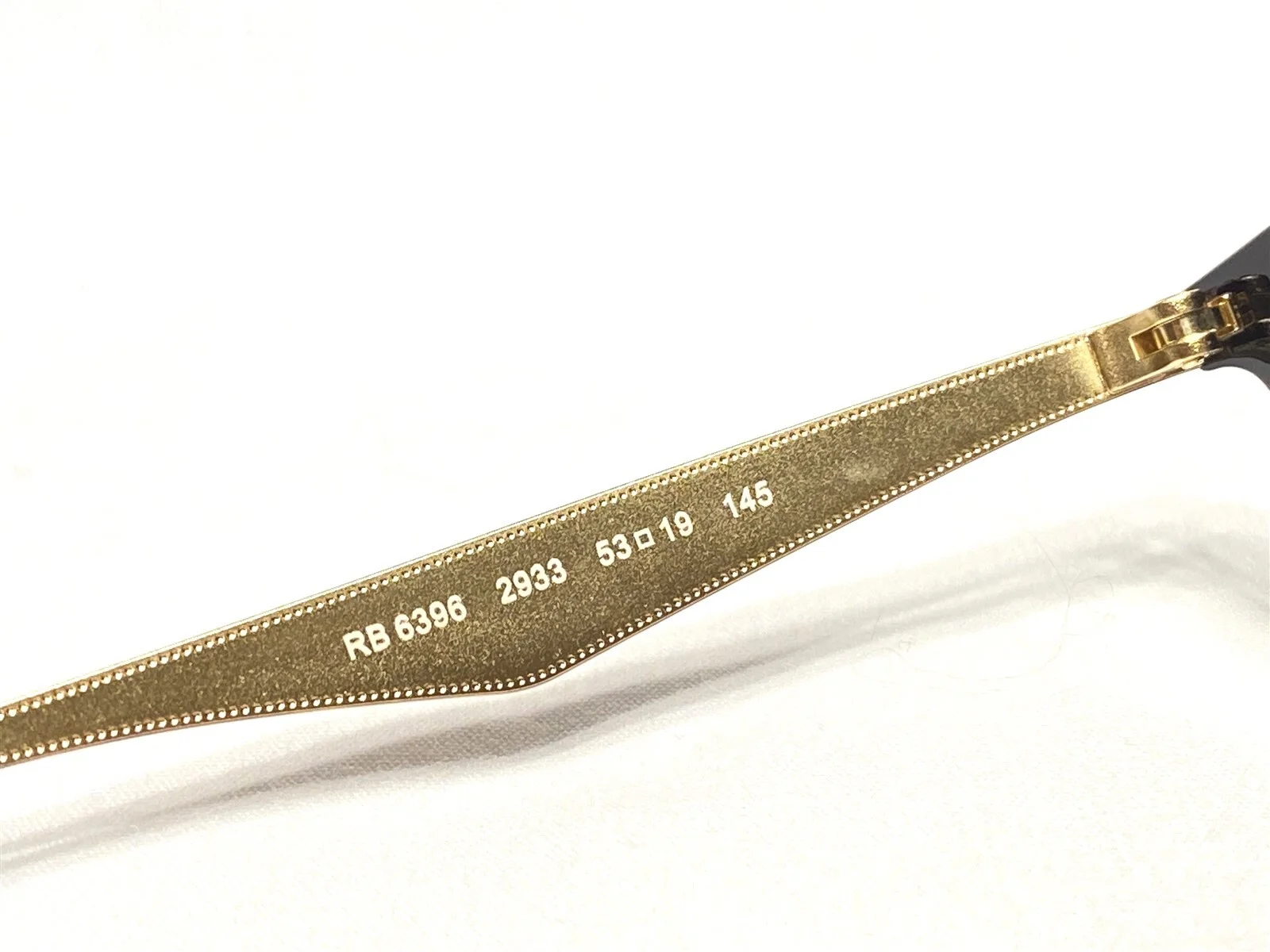 NEW Ray Ban RB6396 2933 Tortoise/Gold Square Modern Eyeglasses Frames 53/19~145 4