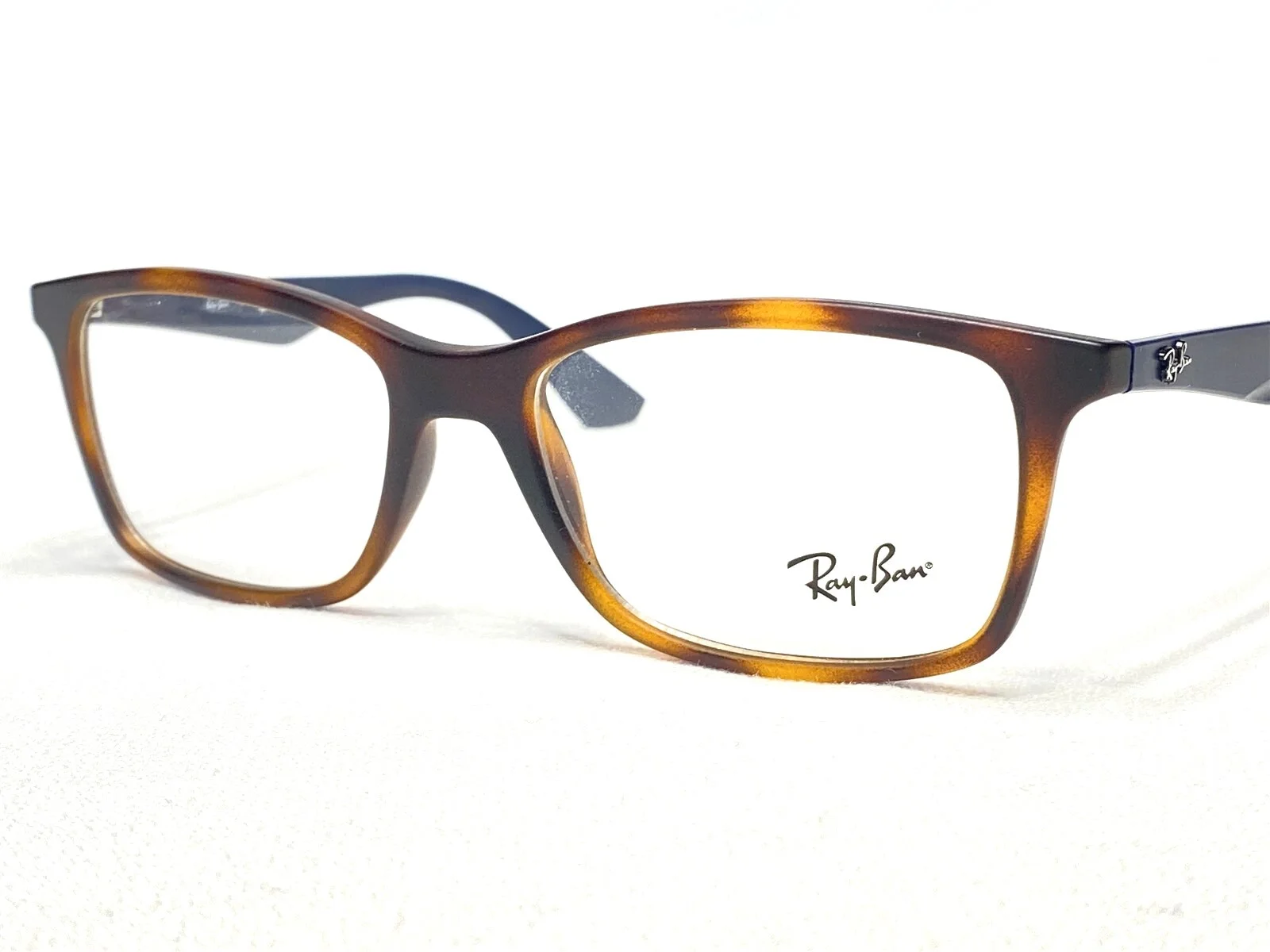 NEW Ray Ban RB7047 5574 Mens Tortoise & Blue Nylon Eyeglasses Frames 54/17~140