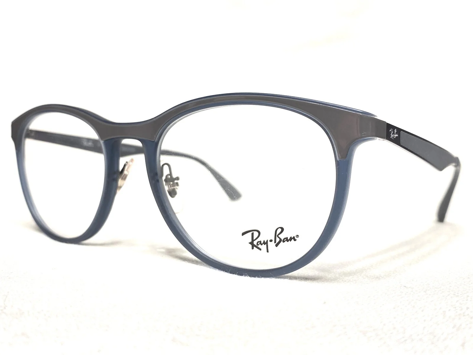 NEW Ray Ban RB7116 5679 Blue & Black Nylon Modern Eyeglasses Frames 53/19~145