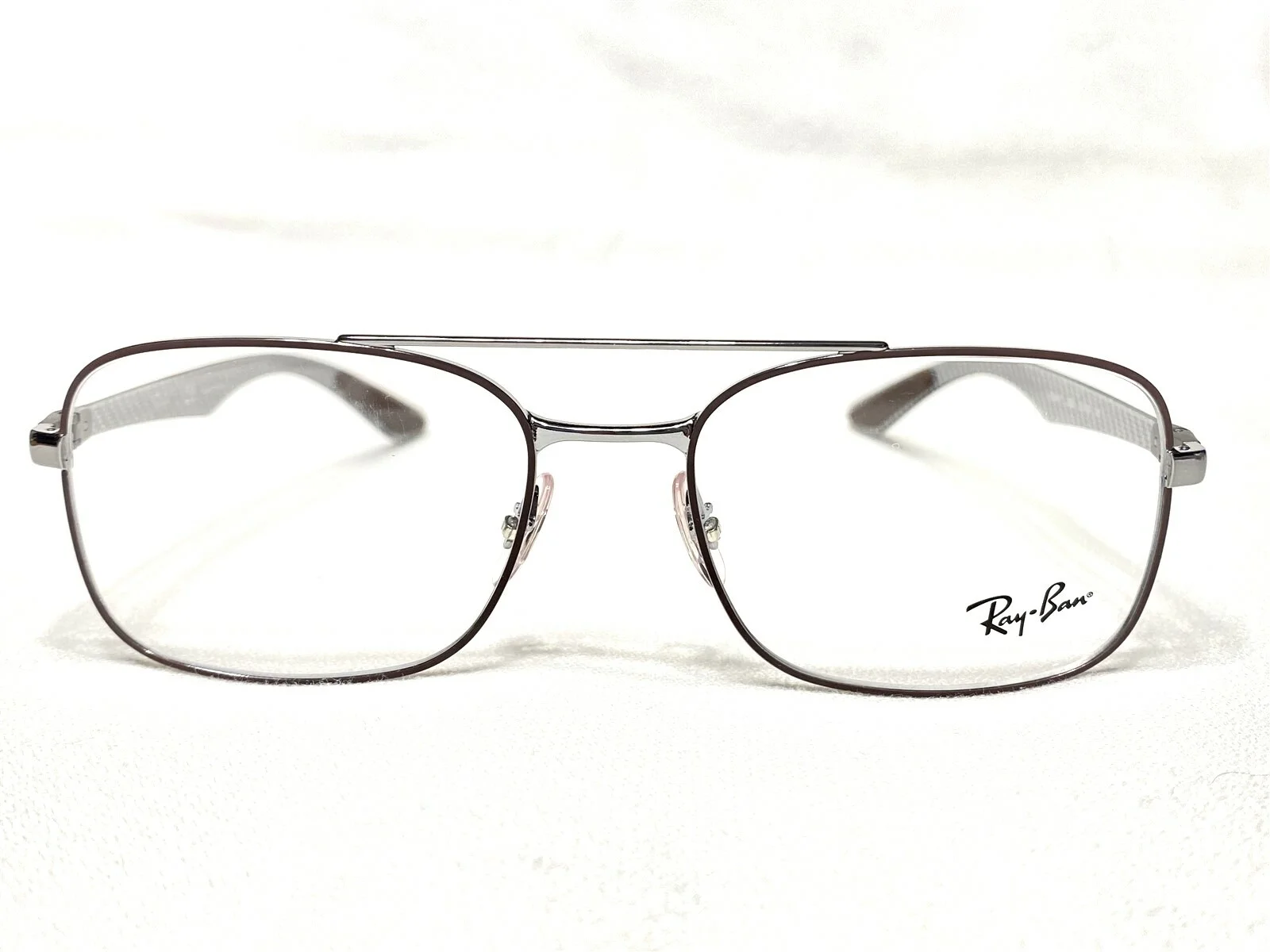 NEW Ray Ban RB8417 2952 Mens Gunmetal Aviator Carbon Fiber Eyeglasses Frames 55 2
