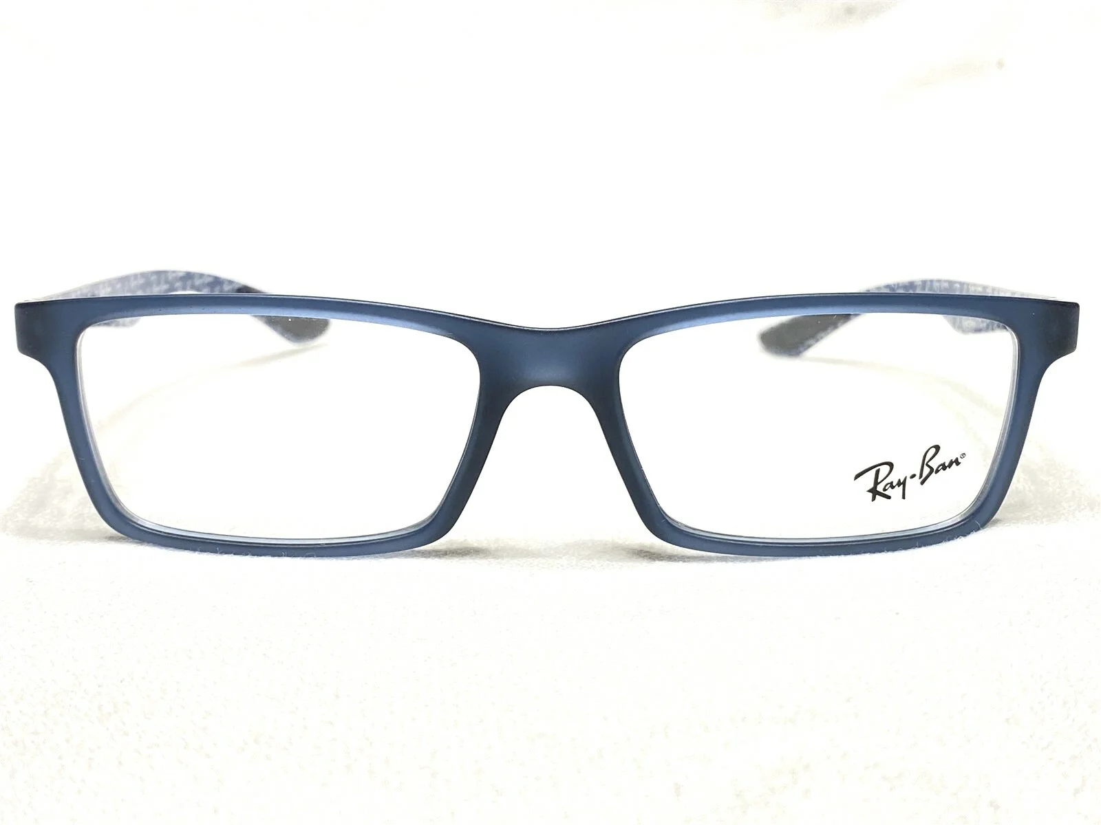 NEW Ray Ban RB8901 5262 Mens Blue & Black Carbon Fiber Eyeglasses Frames 53/17 2