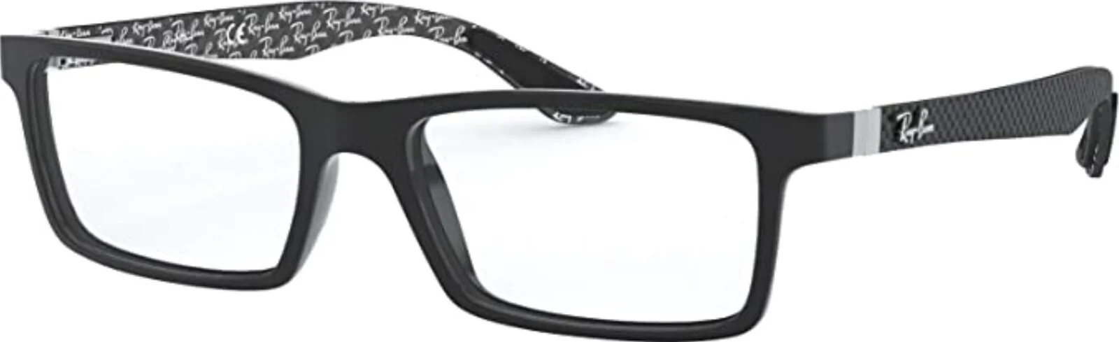 New RAY-BAN RB8901 5263 53mm Black Carbon Fiber Eyeglasses Frames
