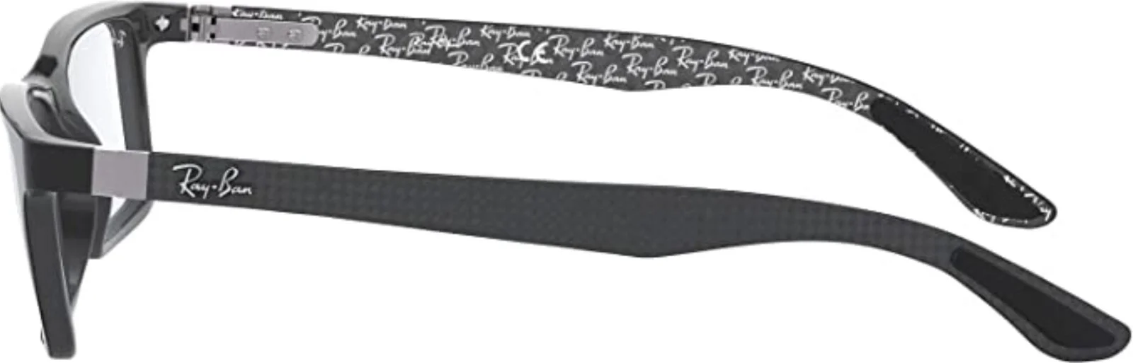 New RAY-BAN RB8901 5263 53mm Black Carbon Fiber Eyeglasses Frames 4