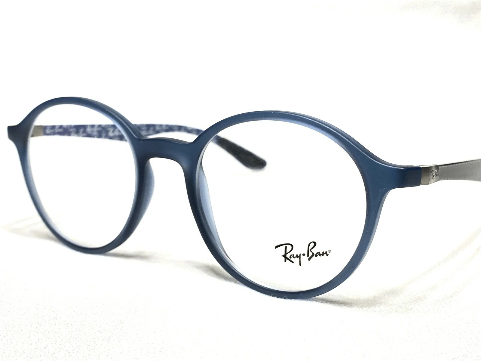 NEW Ray Ban RB8904 5262 Mens Blue & Black Carbon Fiber Eyeglasses Frames 50/20