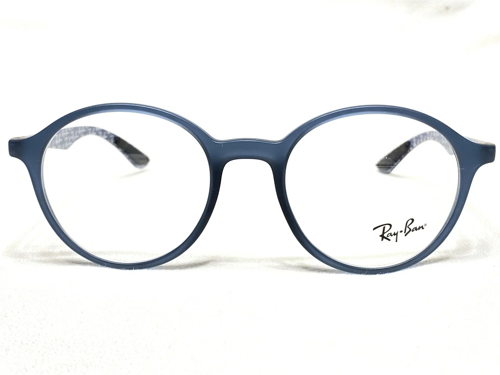NEW Ray Ban RB8904 5262 Mens Blue & Black Carbon Fiber Eyeglasses Frames 50/20 2