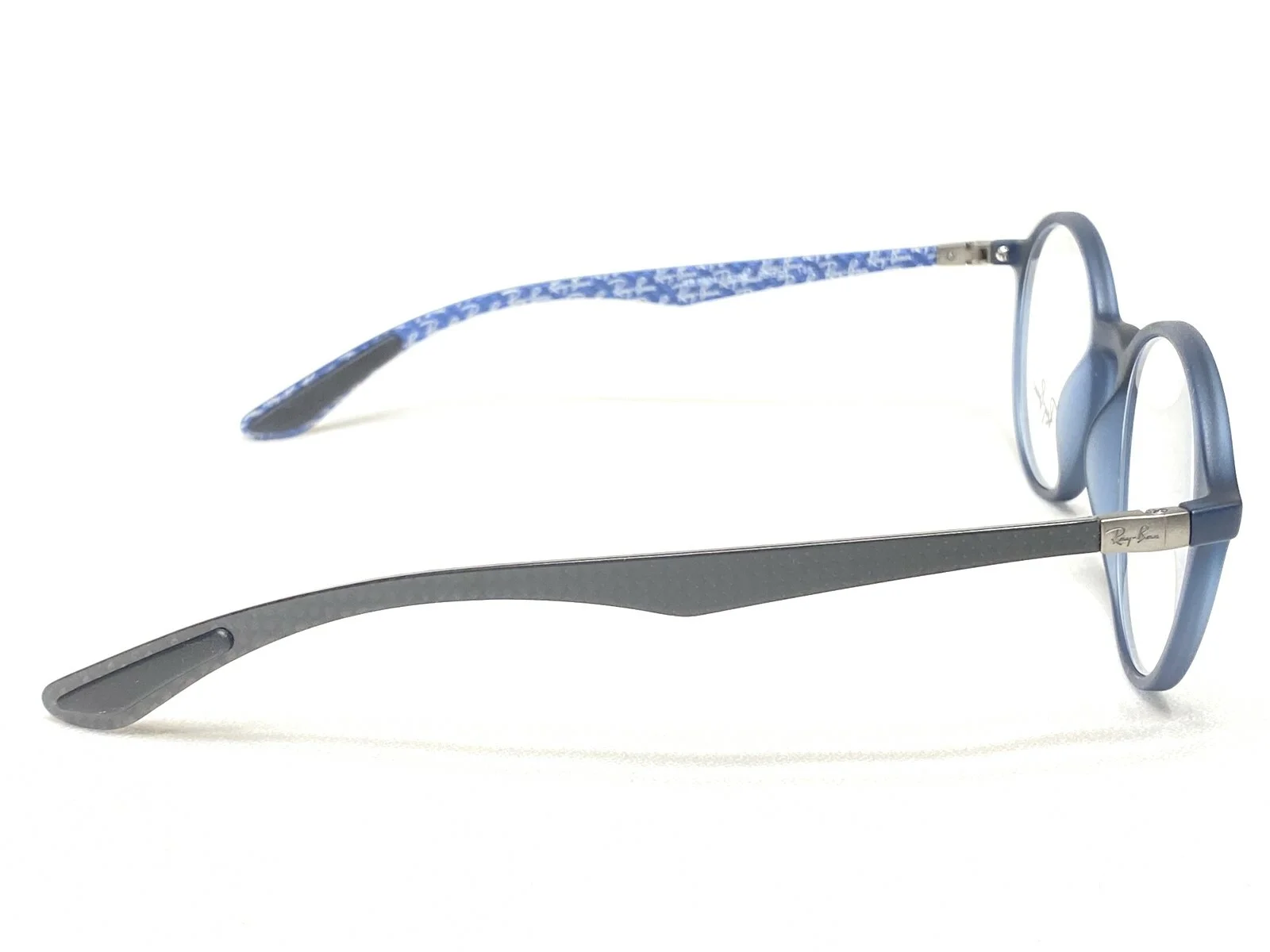 NEW Ray Ban RB8904 5262 Mens Blue & Black Carbon Fiber Eyeglasses Frames 50/20 3