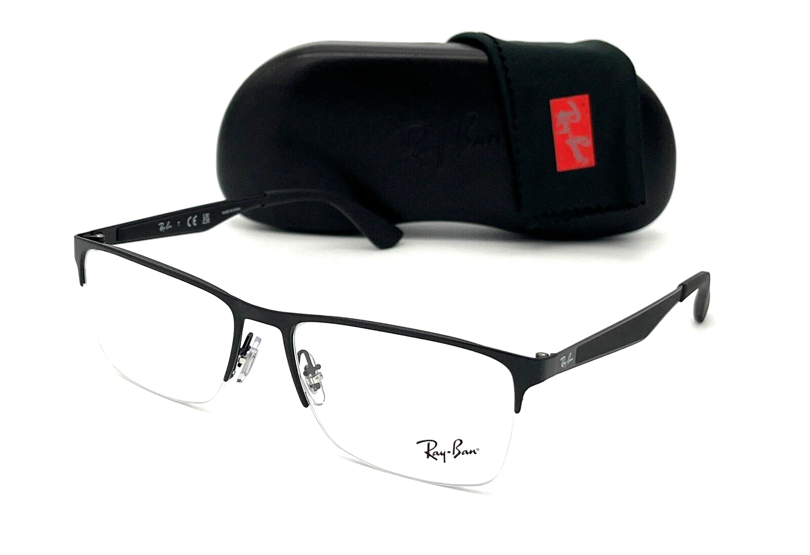 New Ray Ban RX6335 2503 Matte Black 56/17/145 Authentic Eyeglasses