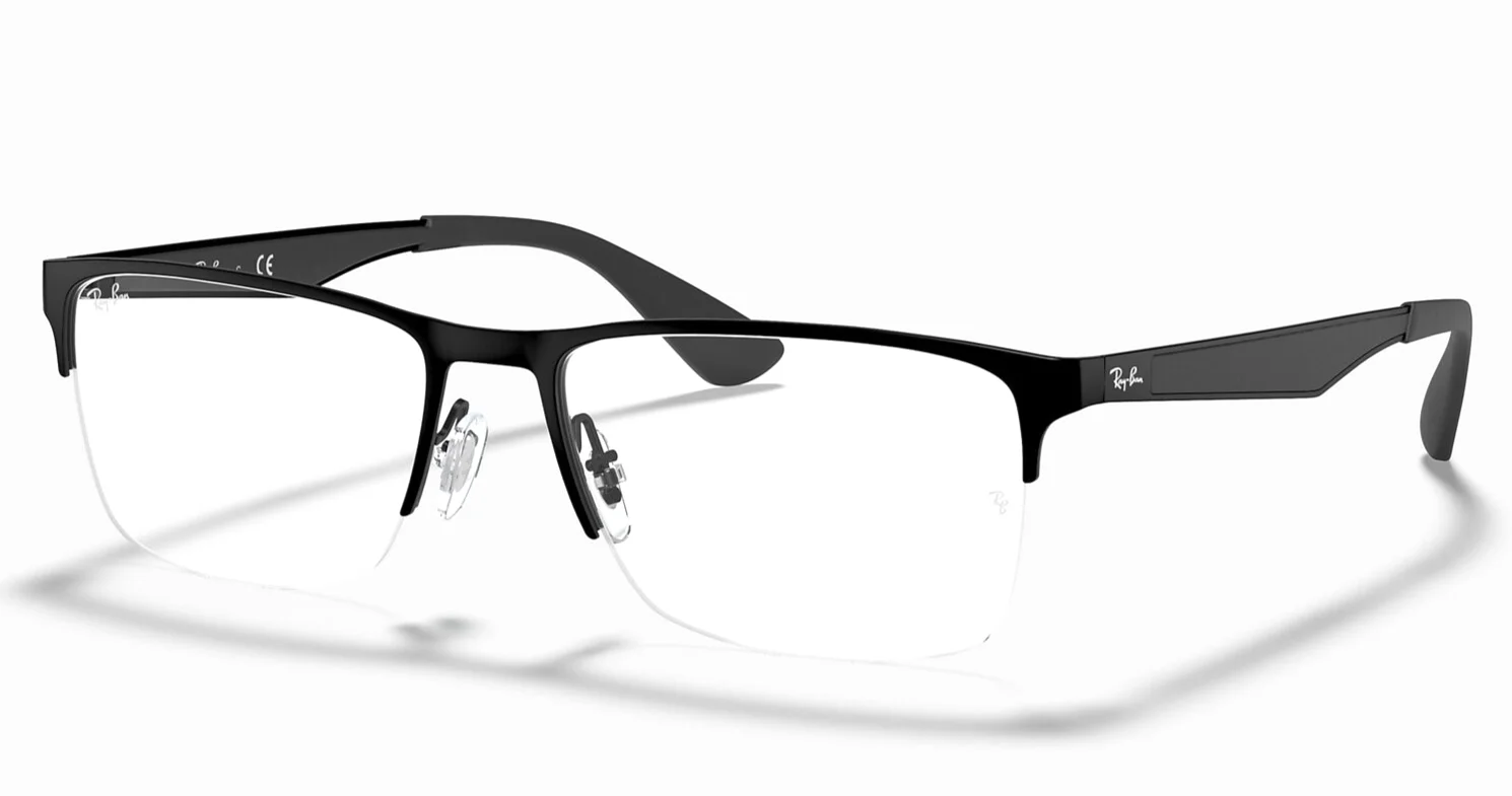 New Ray Ban RX6335 2503 Matte Black 56/17/145 Authentic Eyeglasses 3