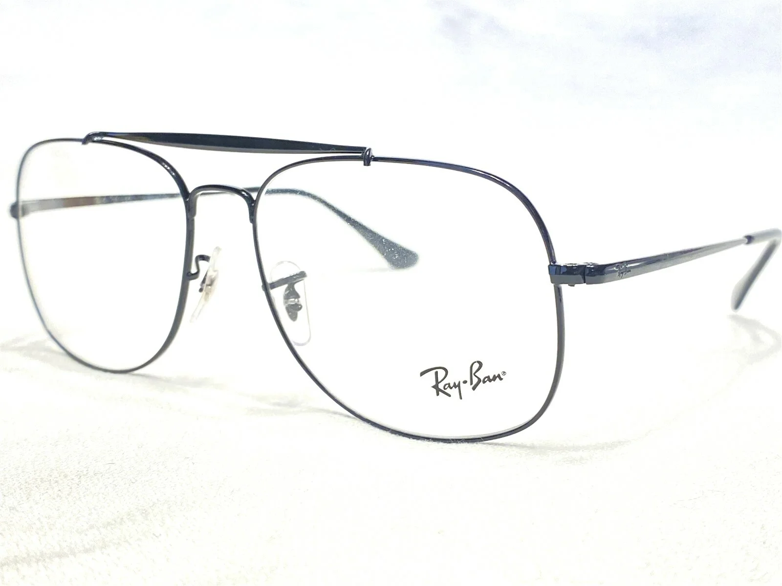 NEW Ray Ban The General RB6389 2509 Black Aviator Eyeglasses Frames 57/16~145