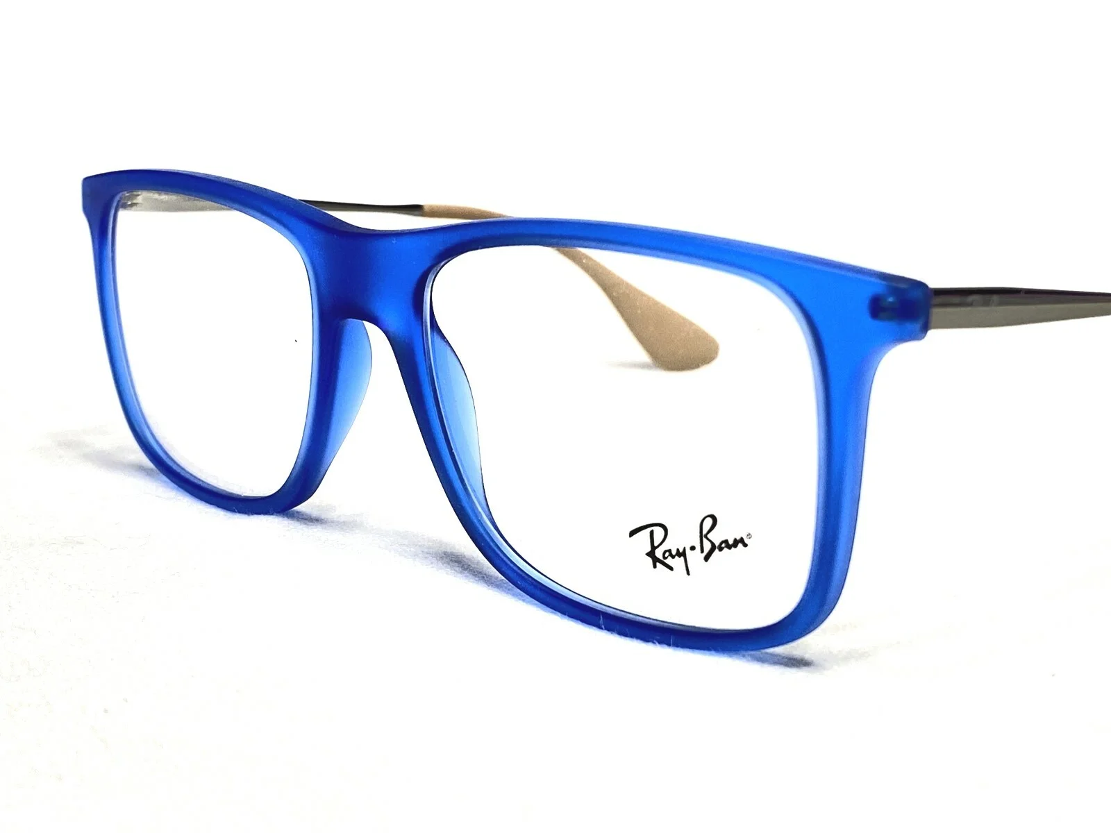 NEW Ray-Ban Vista RB7054 5524 Mens Womens Blue Rubber Eyeglasses Frames 53/17