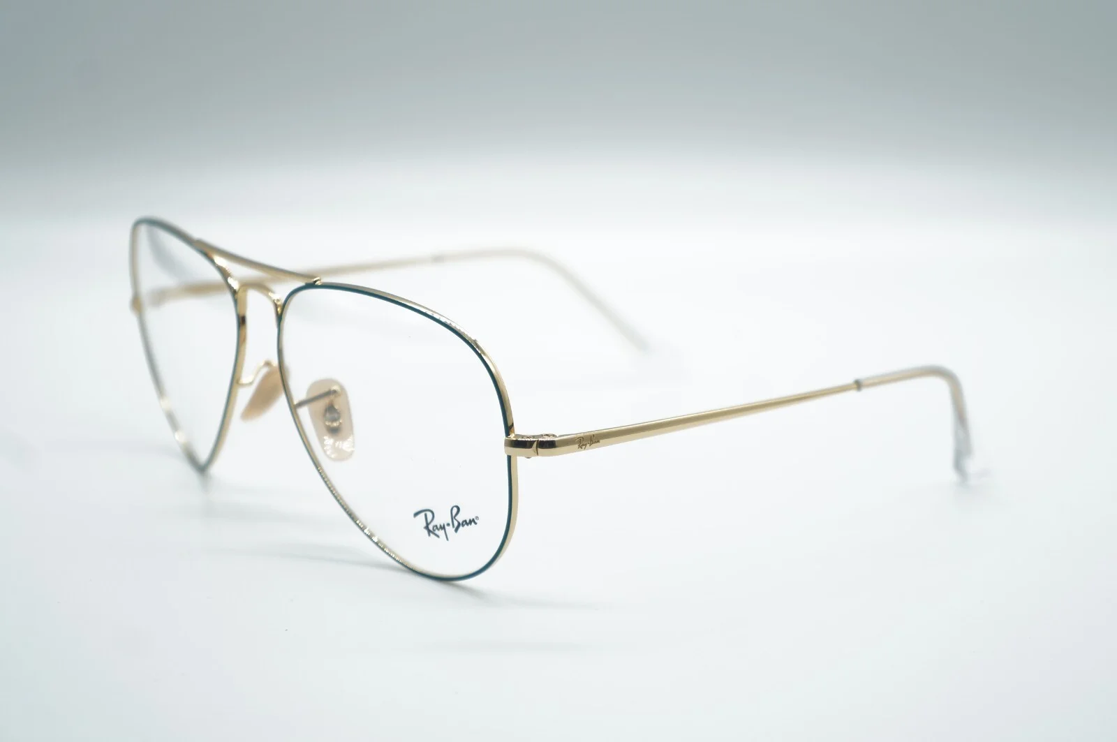 New Rayban Aviator metal II Eyeglasses frames Silver rb6489 2501 58/14 140 2