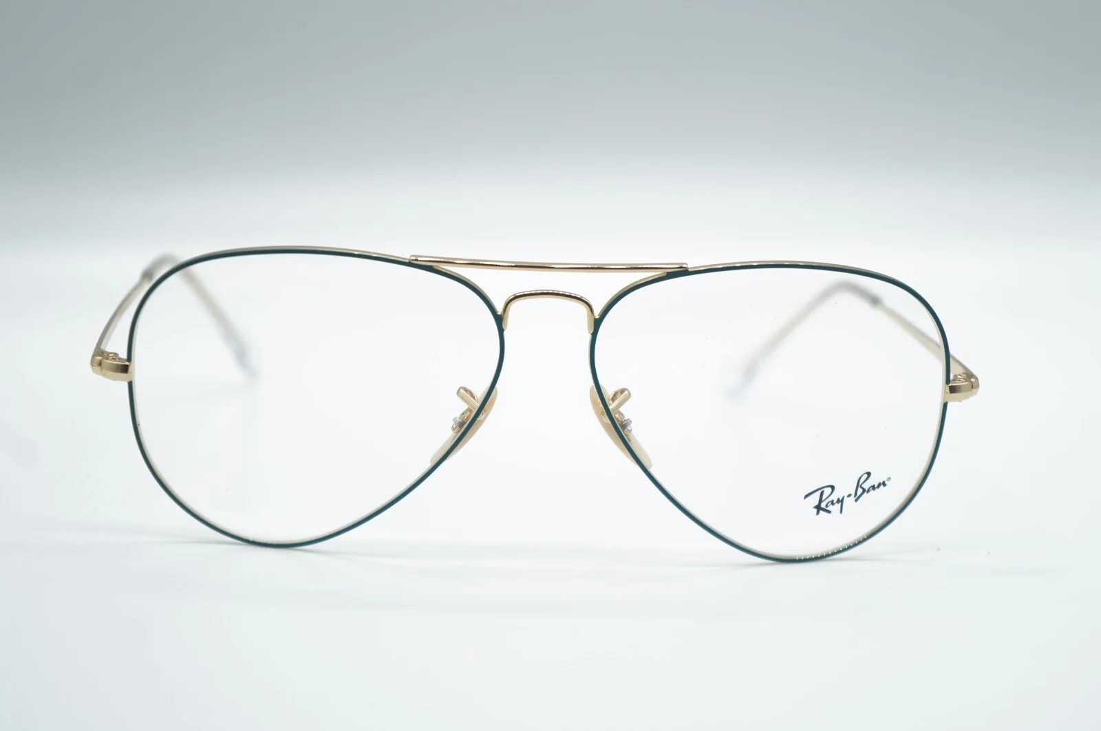 New Rayban Aviator metal II Eyeglasses frames Silver rb6489 2501 58/14 140 3