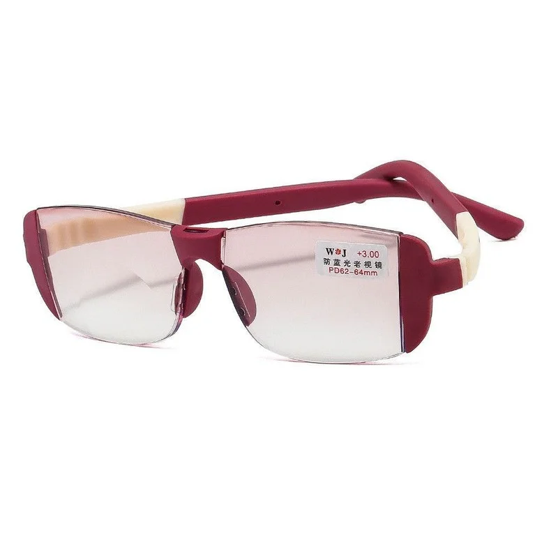 New Reading Glasses Unisex Ultralight PC Frame Portable Presbyopic Eyeglasses High-definition Vision Care Eyewear +1.0~+4.0 2