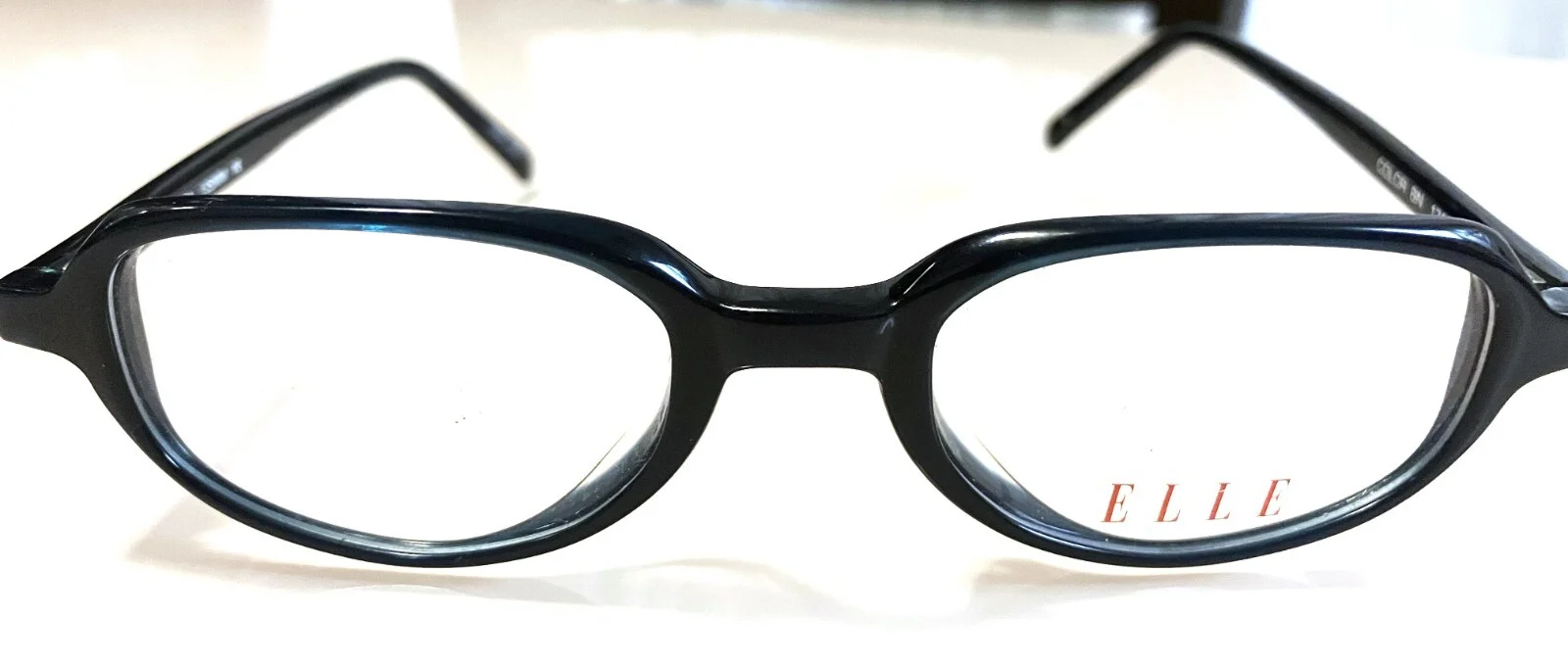 New Rectangular ELLE Eyeglasses Navy Blue ~ Discontinued Frames! ~ Closeout SALE