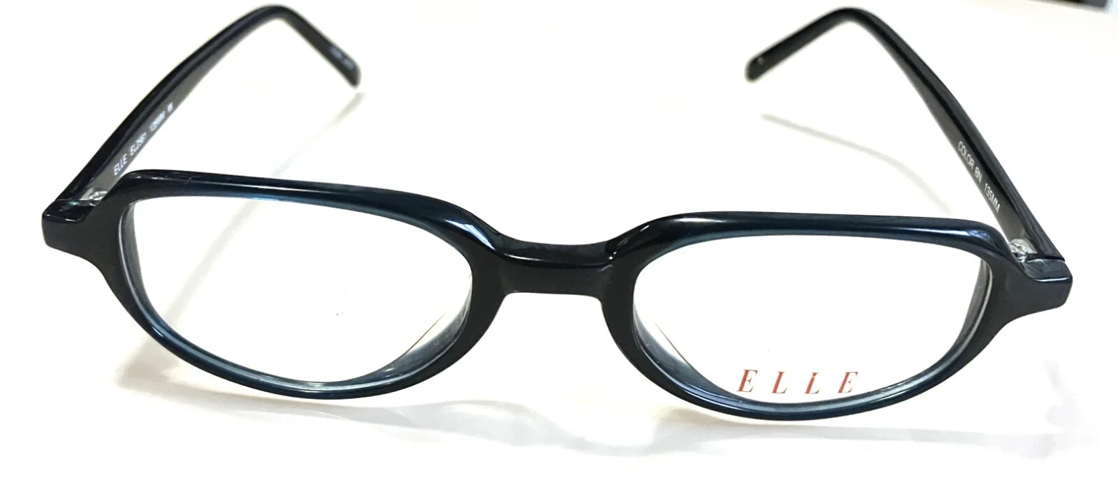 New Rectangular ELLE Eyeglasses Navy Blue ~ Discontinued Frames! ~ Closeout SALE 3
