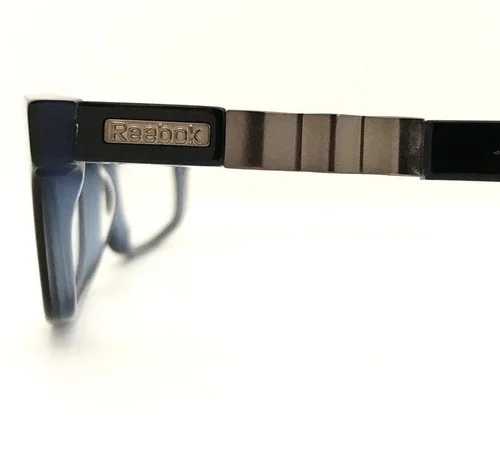 New Reebok Eyeglasses R 3004 Black Blue 53•17•140 With Original Case 3