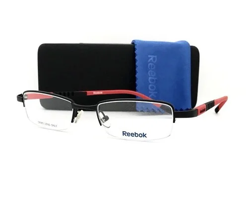 New Reebok Eyeglasses R1003 Matte Black 50•19•135 With Original Case