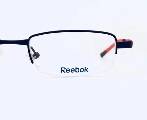 New Reebok Eyeglasses R1003 Matte Black 50•19•135 With Original Case 4