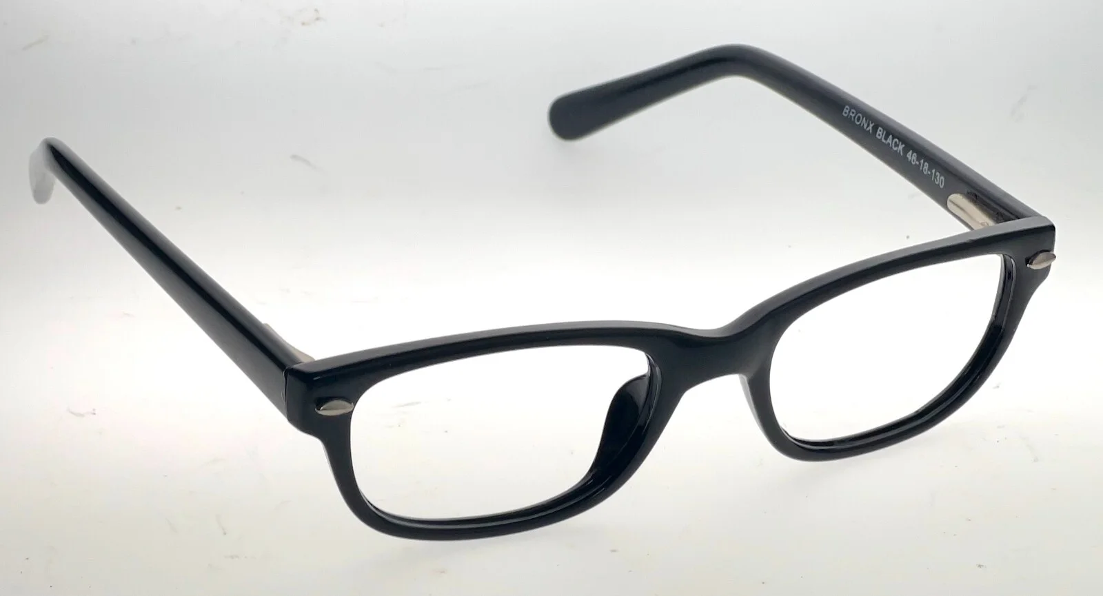 NEW! Retro Kids AFFORDABLE DESIGNS Eyeglasses BRONX Black 46-18-130 #201 3