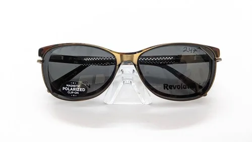 New Revolution 790 Eyeglass Frame With Clip-On Sunglasses Combo Retail $247 3