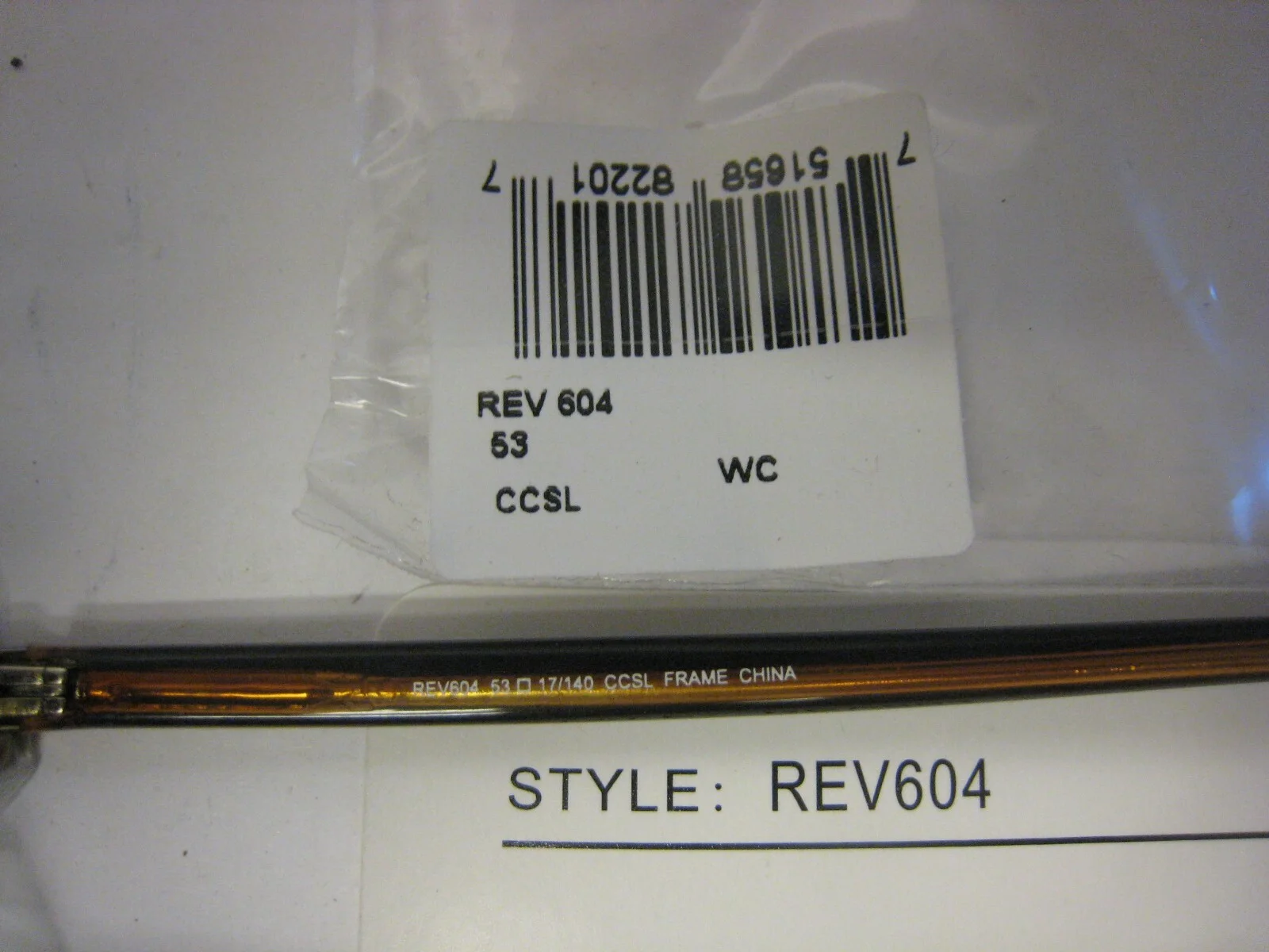 NEW Revolution Eyeglass Frame With MAGNETIC SUN SHADE REV 604 CCSL 53-17-140 3