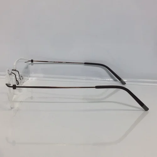 New Rodenstock 7054 D Shiny Brown Titanium Rimless Screwless Eyeglasses 56mm 3