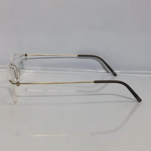 New Rodenstock 7054 S4 Matte Gold Rimless Titanium Eyeglasses 56mm 3