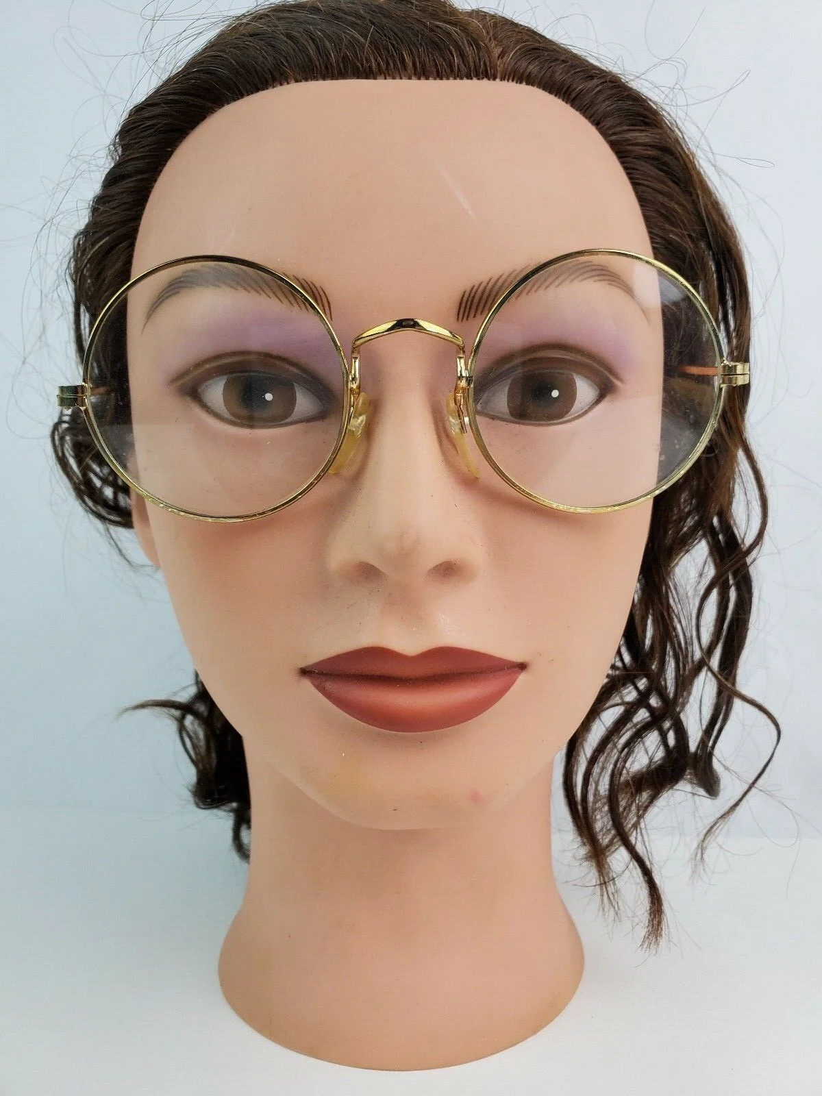 New Round clear Eyeglasses gold frames Harry Potter John Lennon Unisex 2