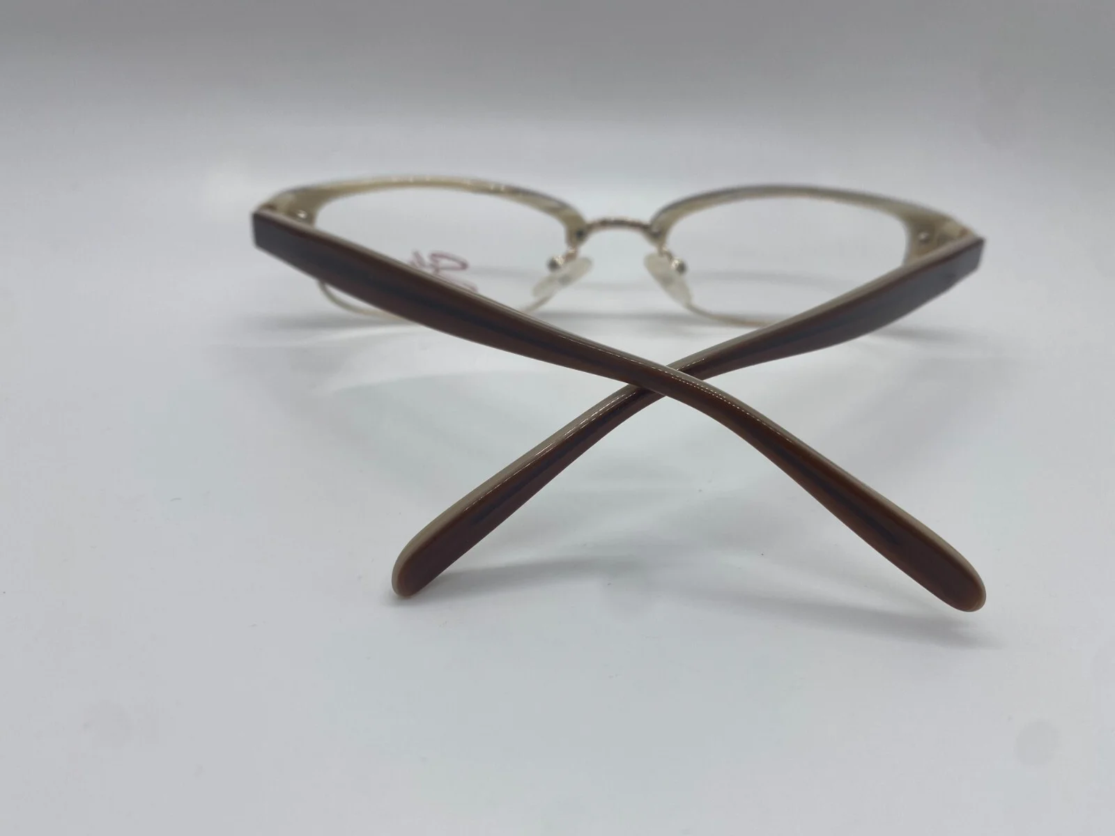 NEW SALSA SA 2002 BR BROWN WHITE AUTHENTIC EYEGLASSES 52-18-135 4
