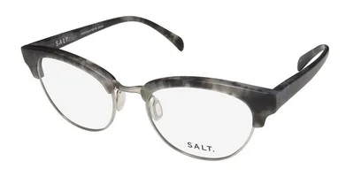 NEW SALT KRIS EYEGLASSES TITANIUM FULL-RIM 50-18-145 WOMENS MLP CAT EYE JAPAN