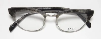 NEW SALT KRIS EYEGLASSES TITANIUM FULL-RIM 50-18-145 WOMENS MLP CAT EYE JAPAN 2