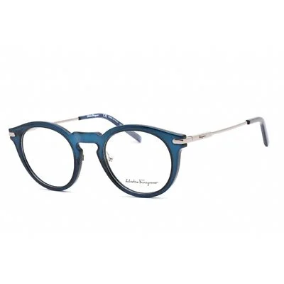 NEW Salvatore Ferragamo SF2906-420 CRYSTAL NAVY Eyeglasses