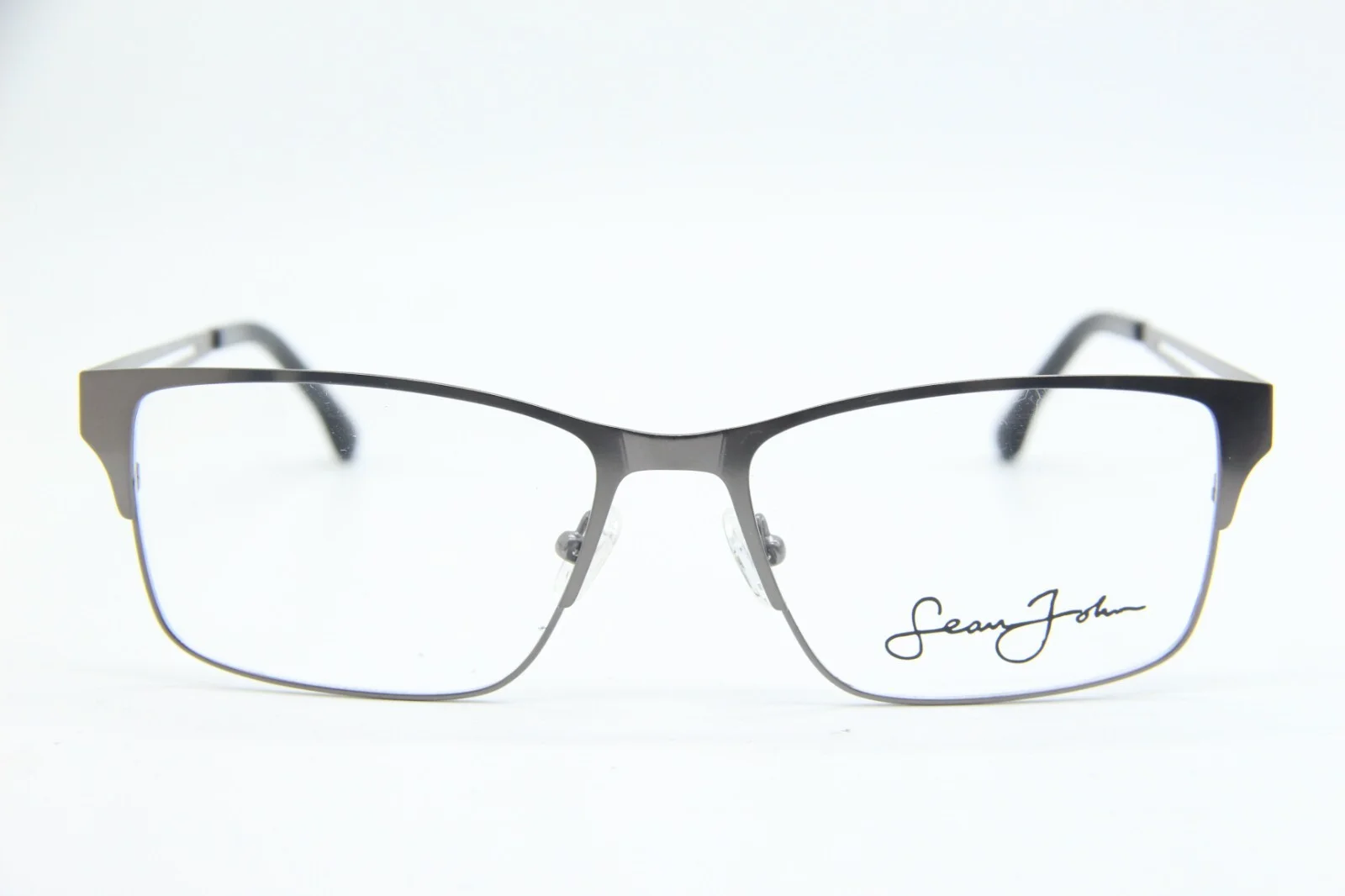 NEW SEAN JOHN SJ5010 015 SILVER AUTHENTIC EYEGLASSES 57-17 2
