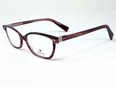 New SERAPHIN Kelly Clear Red Japanese Womens Eyeglasses Frame 51-16-140 2
