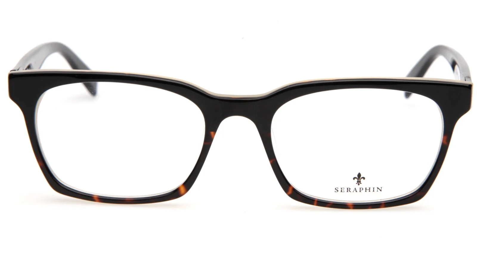 New SERAPHIN PORTLAND / 8977 Black Tortoise Eyeglasses 55-19-145mm B38mm 2