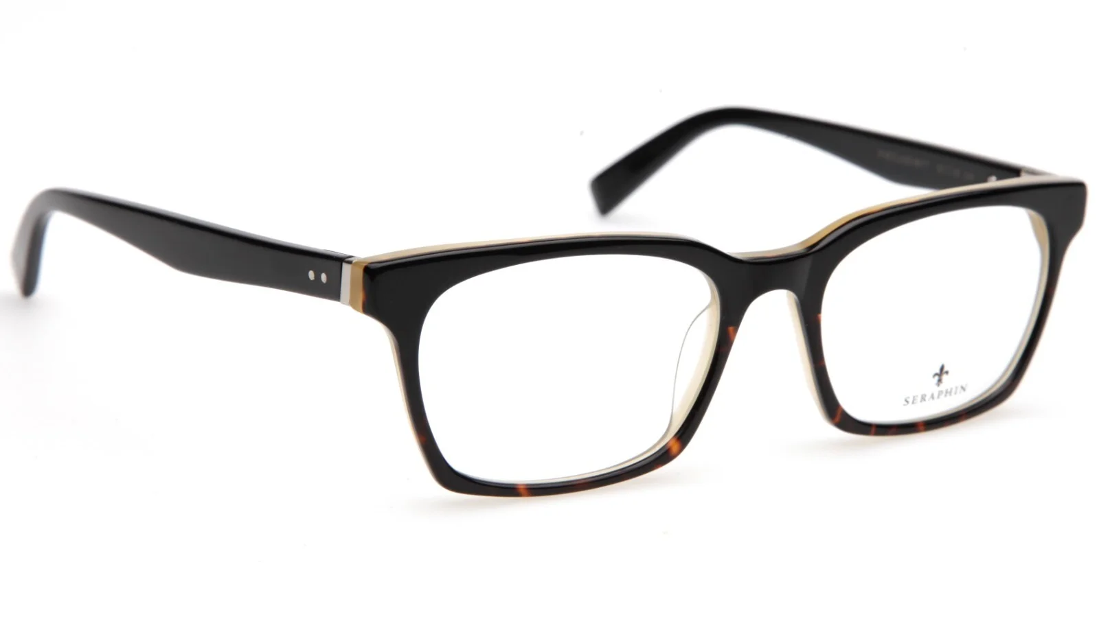 New SERAPHIN PORTLAND / 8977 Black Tortoise Eyeglasses 55-19-145mm B38mm 3