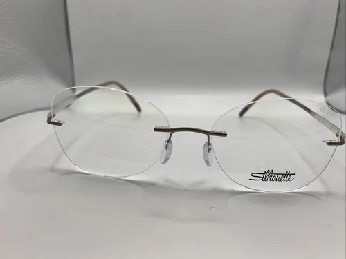 NEW Silhouette 5540 CT 8640 Titan Dynamic Contour Frame Gold Eyeglasses 54mm
