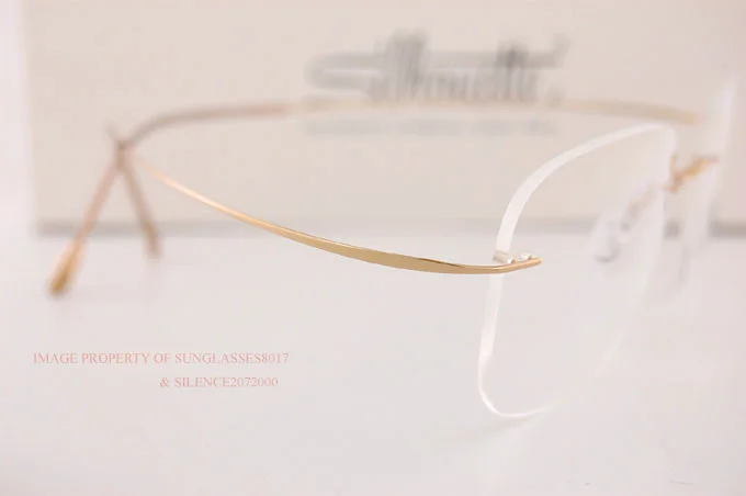 New Silhouette Eyeglass Frames TMA Must Collection 5515 CR 7530 Gold Titan 54 2