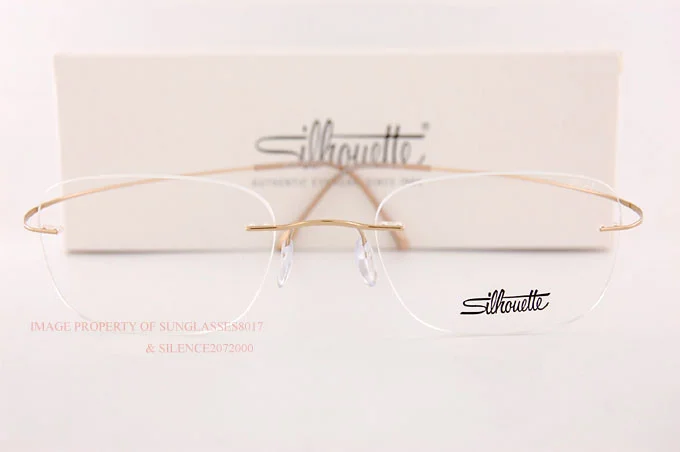 New Silhouette Eyeglass Frames TMA Must Collection 5515 CR 7530 Gold Titan 54 3