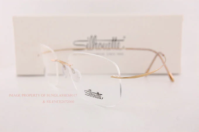 New Silhouette Eyeglass Frames TMA Must Collection 5515 CR 7530 Gold Titan 54 4