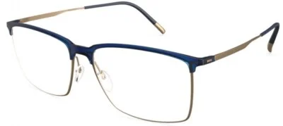 New Silhouette Eyeglass Frames URBAN FUSION FULLRIM 2903 6050 Black/Gold SZ 54
