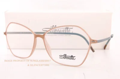 New Silhouette Eyeglass Frames URBAN LITE FULLRIM 1590 9030 Black/Rosegold Women